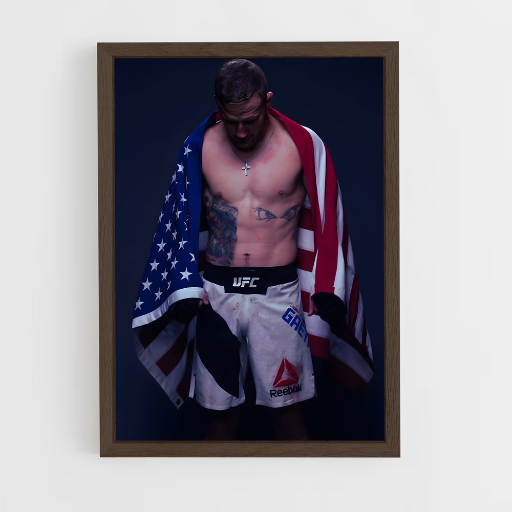 Poster Gaethje en Action – affiche MMA (vue 5)